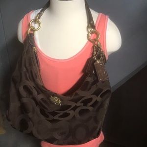 Brown Coach Hand Bag